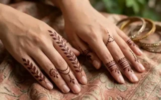 10 Simple Finger Mehndi Designs for Beginners