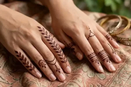 10 Simple Finger Mehndi Designs for Beginners (2026 Trends) 2 10 Simple Finger Mehndi Designs for Beginners