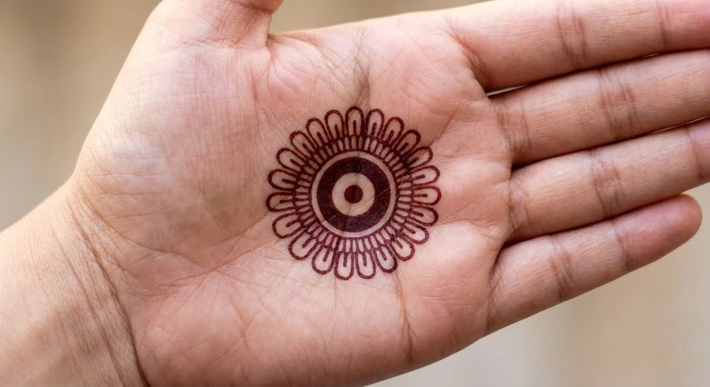 10 Simple Mehndi Designs for Beginners (That Look Professional) 2 mehndi designs The Classic Mandala (Gol Tikki)
