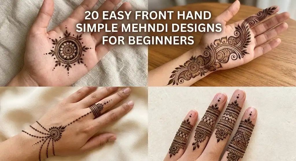 19+ Best Easy Front Hand Mehndi Designs (Step-by-Step) 1 19+ Best Easy Front Hand Mehndi Designs (Step-by-Step)