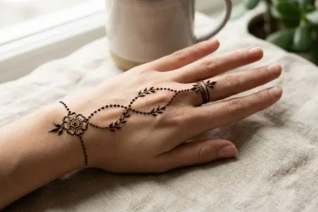 20 Stylish and Simple Back Hand Mehndi Designs